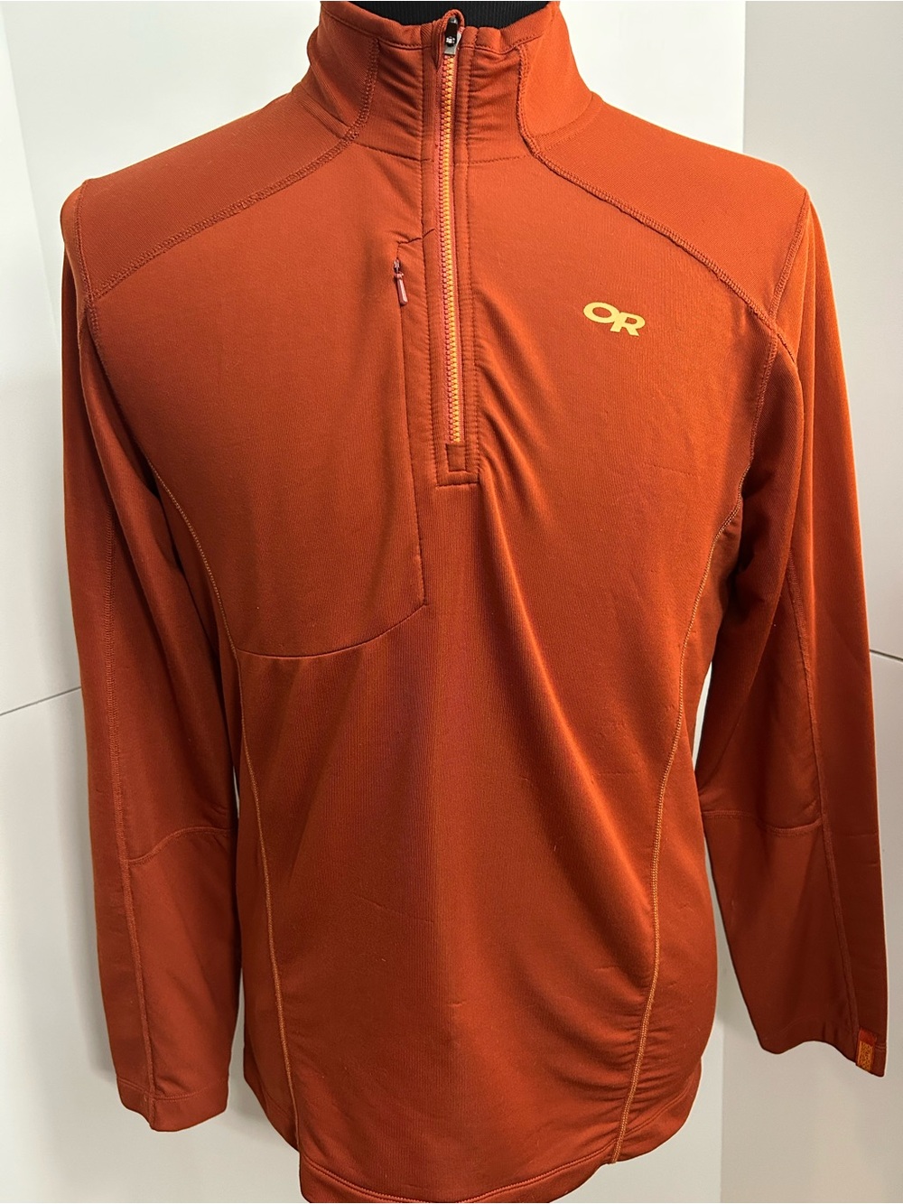 Outdoor Research Men’s Half-Zip Shirt - Rust